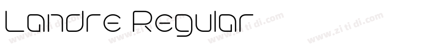 Landre Regular字体转换